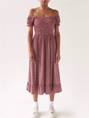 pink off the shoulder dresses Beautiful Dusty Pink Prom Dresses Off The Shoulder – alinanova